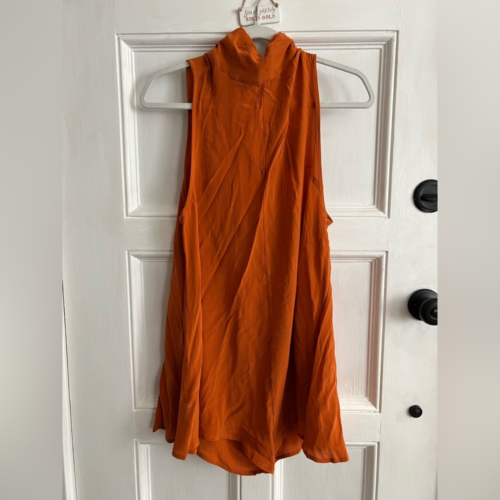 One Teaspoon | Rust Orange Silk Dress - Size S